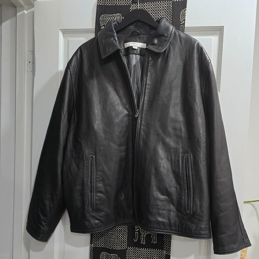Perry Ellis Soft Leather Jacket